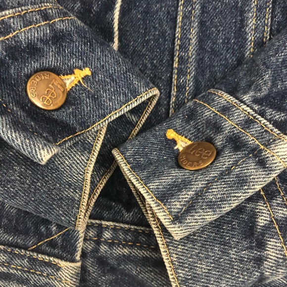 Vintage LEE Sz S/M Denim Trucker Jean Jacket - Picture 11 of 12